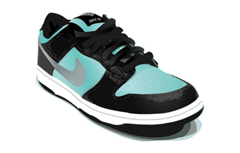 Tiffany Diamond Dunks Vector